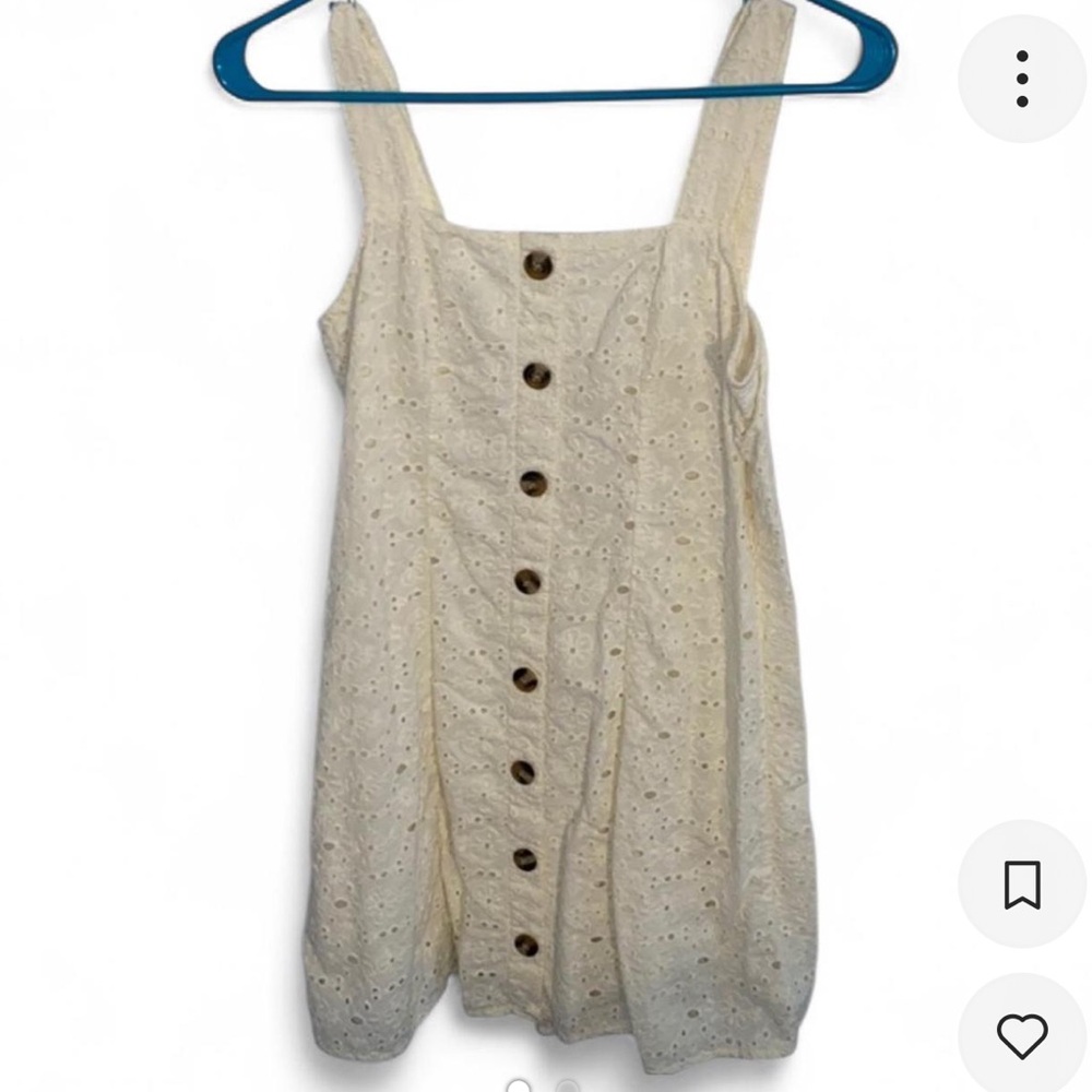 American Eagle Outfitters Cream Mini Dress